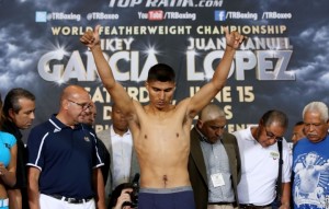 mikey garcia on the scale