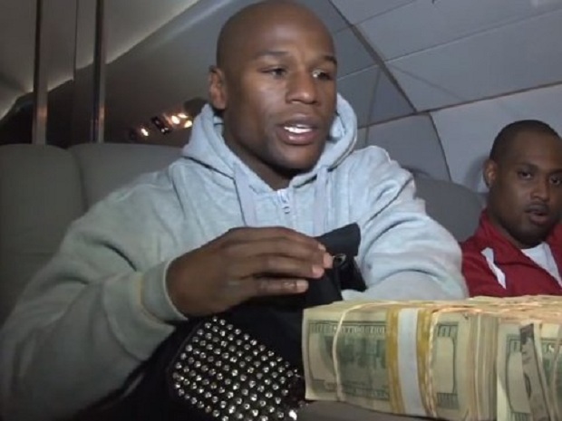 mayweather with cash
