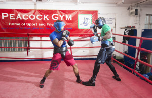 Exclusive - Ovill McKenzie trains at Peacock Gym, London, England, 26.11.14