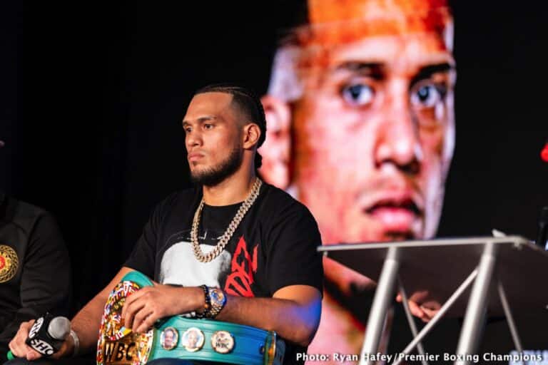 benavidez vs andrade kickoff press conference 10.12.23 11 25 2023 presser15 boxing photo
