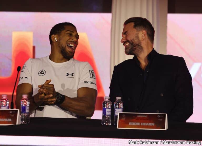 Eddie Hearn, Anthony Joshua Are “Not Targeting” Wilder Fight - Boxing Image