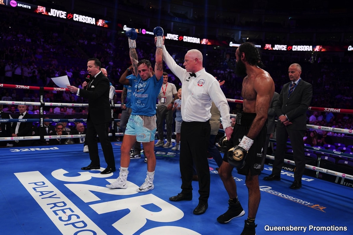 Derek Chisora - Joe Joyce Live Results from London - Boxing Image