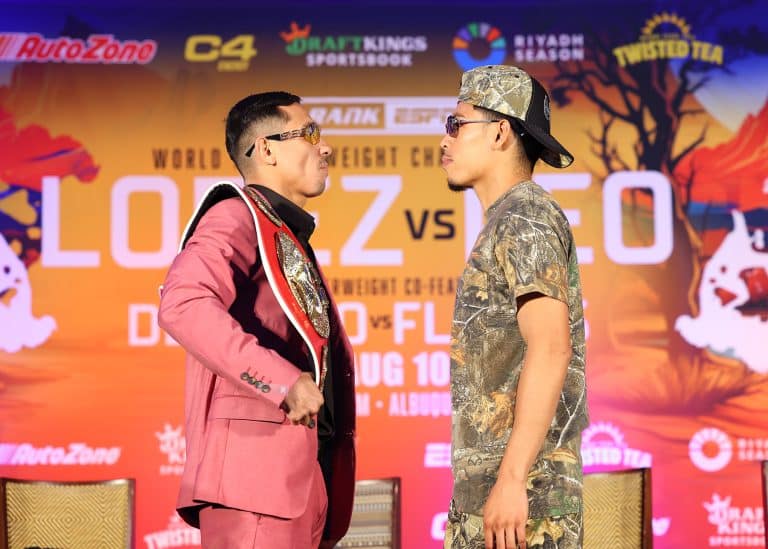 Venado Lopez On The Road Again Versus Angelo Leo - Boxing Image