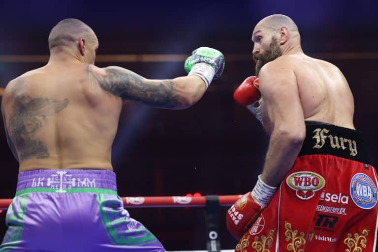 Oleksandr Usyk Bests Tyson Fury in Part Two of Heavyweight Title Rivalry - Boxing Image