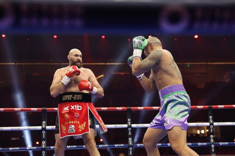 Oleksandr Usyk Bests Tyson Fury in Part Two of Heavyweight Title Rivalry - Boxing Image