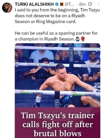 Notes from the Boxing Underground: Talkin' Turki - Boxing Image